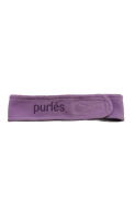Stirnband violet mit Logo